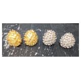 Gold & Silver Tone Pinecones