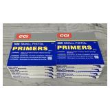 (800) Rounds CCI No 500 Small Pistol Primers
