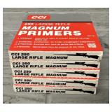 (500) Rounds CCI Magnum Large Rifle Primers