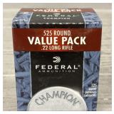(525) Rounds of Federal 22LR Ammo #1