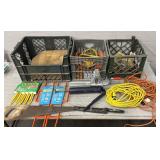 Assorted Various Tools & Extension Cords