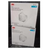 (2) Boxes of 3m Respirator Masks: Sealed