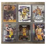 (6) Lakers Basketball Cards