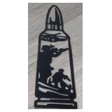 Metal Military Bullet Cutout