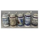 (5) Avon Beer Steins