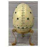 Barbie Empress of Emeralds Resin Egg Music Box