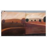 (2) Large Signed Paintings