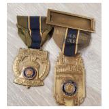 (2) American Legion Medals
