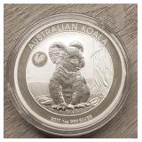1 oz 2017 Silver 'Koala' Australian Dollar Coin