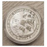 1 oz 2022 Siver 'The Rising Sun' Dollar Coin