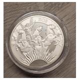 1 oz 2023 Silver EOS Chariot 1 Pound Coin