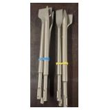 (2) Sets of Rotary Hammer Drill Chisel Bits
