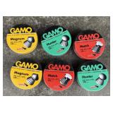 (6) Tins of Air Gun Pellets