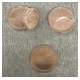 (3) Offstrike/Blank 1 oz Copper Pieces