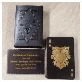 Gold Foil Cards 99.9% Pure 24 Carat Gold