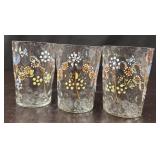 (3) Vintage Juice Glasses