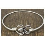 Sterling Silver Spider Bracelet