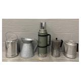 (5) Assorted Coffee Pots, Thermos & Pitcher