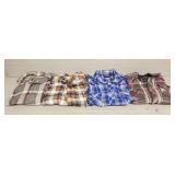 (4) Western Shirts Wrangler & REI