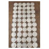 (50) Silver Mercury Dimes #7