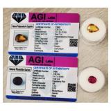 Rhodonite & Padparadscha Gemstones - READ BELOW