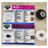 White Sapphire & Alexandrite Gemstones - READ BELO