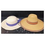 (2) Ladies Sun Hats