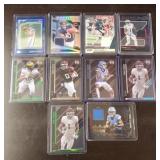 (10) Jersey,  Autographed & #D NFL Cards