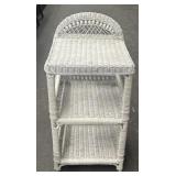 3-Tier Wicker Shelf