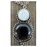 Moonstone Sterling Silver Necklace