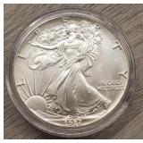 1987 Silver Eagle Dollar BU