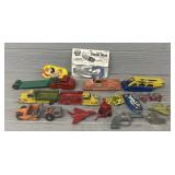Assortment of Vintage Trucks & Other Toys