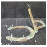 Vintage Brass Horse Hoof Gauge