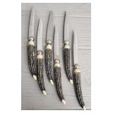 (6) Vintage Stainless Steal Steak Knives