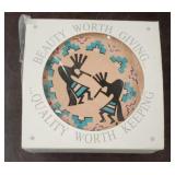 (4) Kokopelli Sandstone Coasters