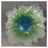 Iridescent Glass Serving Dish