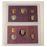 1987 & 1988 United States Proof Sets