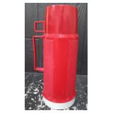 Vintage Red Thermos