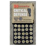 (25) Rounds Hornady .380 Auto Ammo