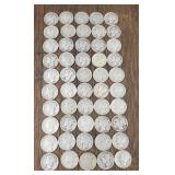 (50) Silver Mercury Dimes #4