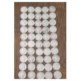 (50) Silver Mercury Dimes #3