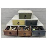 Wooden Jewelry Organizer Filled with Watches