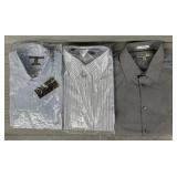 (3) Various Dress Shirts