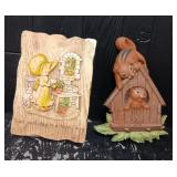 (2) Vintage Kitchen Wall Decors