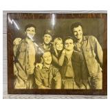 M*A*S*H Picture on Wooden Slab