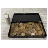 (250) Wheat Pennies & (40) Buffalo Nickels