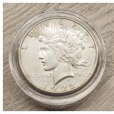 1922-S Silver Liberty Peace Dollar