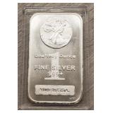 1 oz Silver Walking Liberty Bar