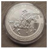 5 Troy oz Silver 'Rifleman' Scottsdale Mint Round