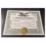 Pocatello Idaho Stock Certificate